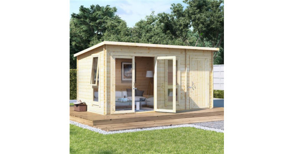 Buy X Billyoh Tianna Log Cabin Summerhouse With Side Store Online