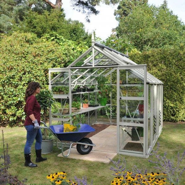 Buy Harrod Superior Greenhouse Willow Grey Online - Greenhouses