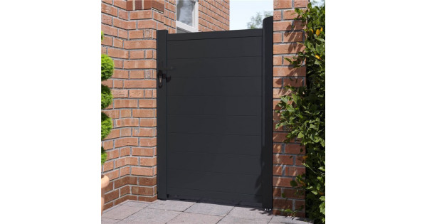 Buy BillyOh Nova Pedestrian Full Privacy Aluminium Garden Gate ...