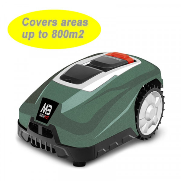 Buy Mowbot 800 28v 2.5Ah Robotic Lawnmower Metallic Green Online - Lawn Mowers