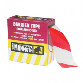 Everbuild Barrier Tape Red White 72mm X 500m