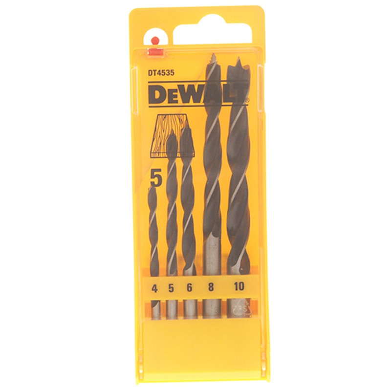 Buy DeWalt DT4535QZ Brad Point Drillbits Set 5pc M Online - Drilling ...